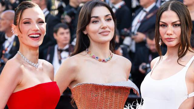 Cannes'da boy gösterdiler