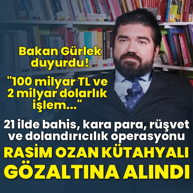Rasim Ozan Kütahyalı gözaltına alındı