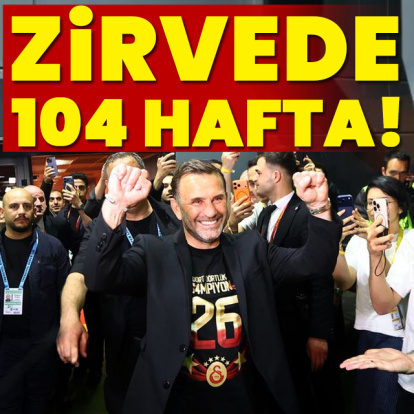 Zirvede 104 hafta!