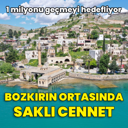 Bozkırın ortasında saklı cennet!