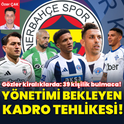 Fenerbahçe'yi bekleyen kadro tehlikesi!