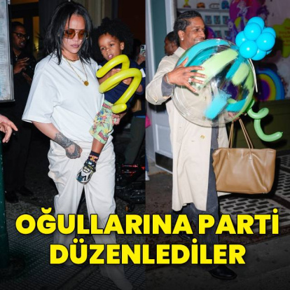 Oğluna parti düzenledi