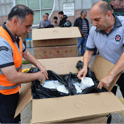 Antalya'da 1 ton yoğurt imha edildi