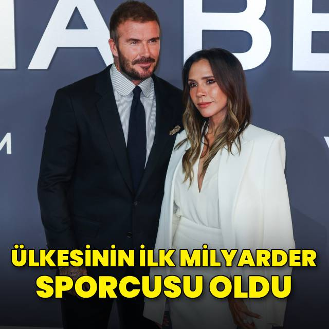 Ülkesinin ilk milyarder sporcusu oldu