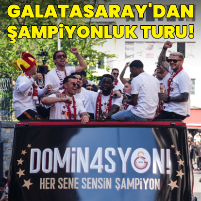 CANLI | Galatasaray 26. şampiyonluğunu kutluyor