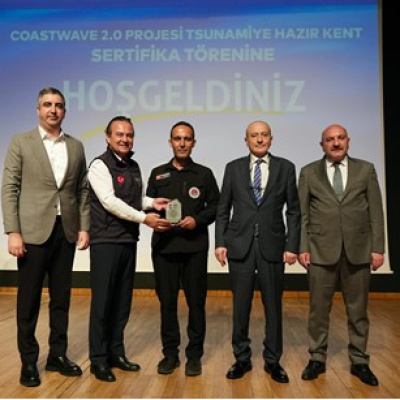 Kartal "Tsunamiye Hazır Kent" sertifikası aldı