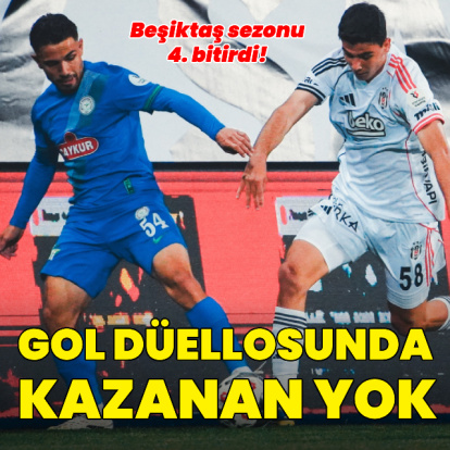 Gol düellosunda kazanan yok!