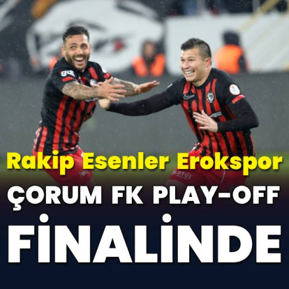 Çorum FK play-off finalinde!