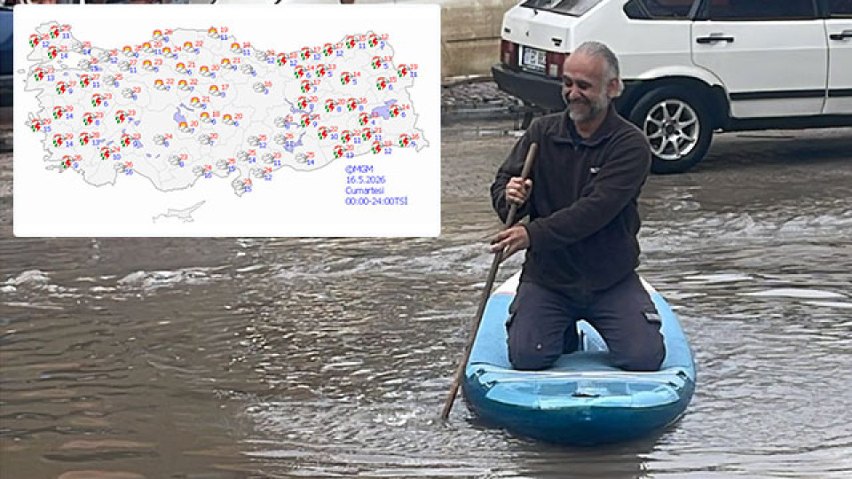 Meteoroloji saat verip uyardı... Batıda ve doğuda yağış var!