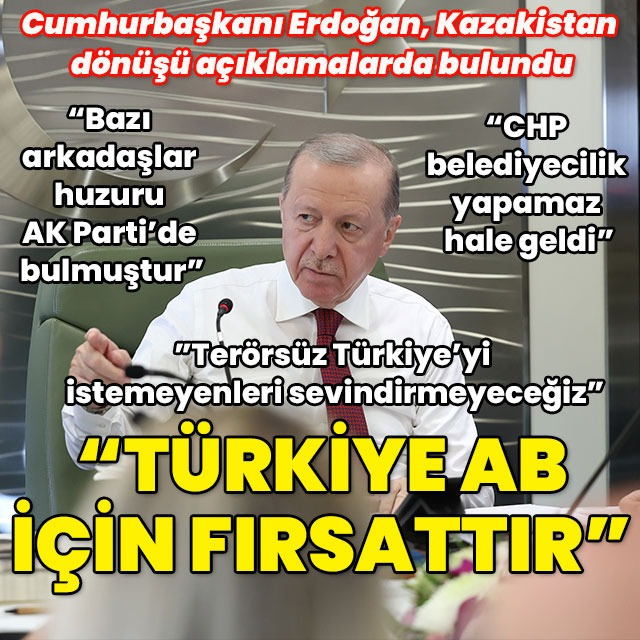 Cumhurbaşkanı Erdoğan: NATO Zirvesi'nde önemli kararlar alınacak