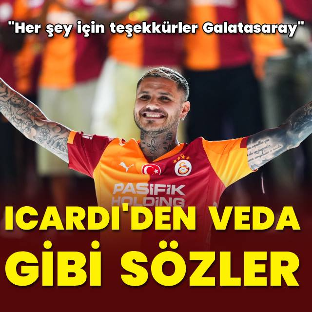 Icardi'den veda gibi sözler!