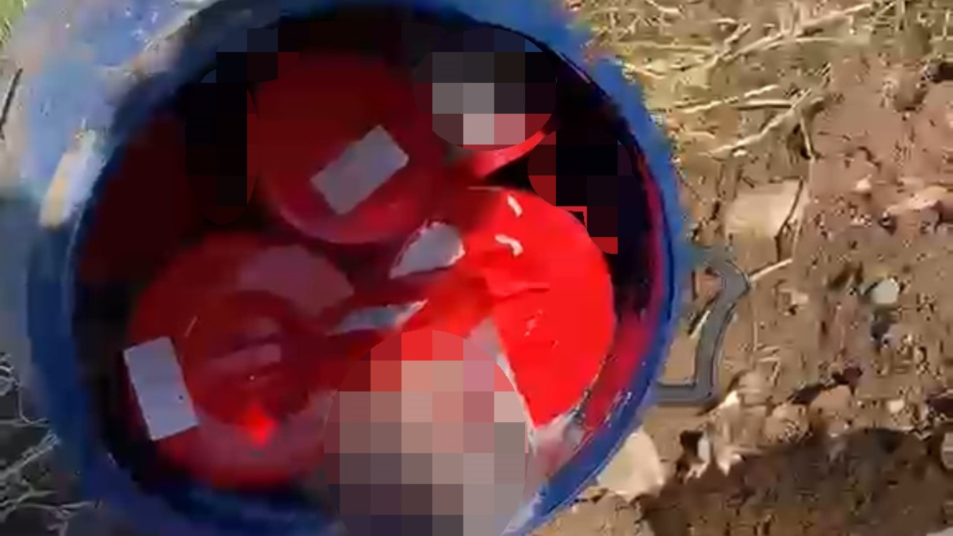 Mezarlıktaki plastik varilde 21 insan cenini bulundu