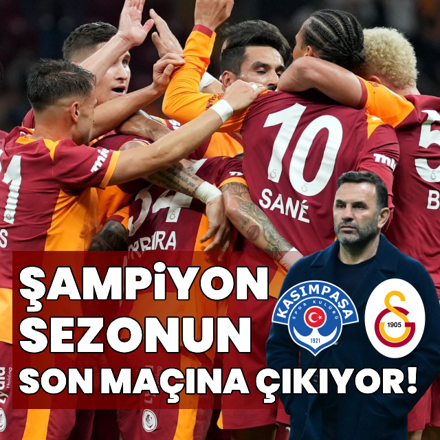 Şampiyon sezonun son maçına çıkıyor!