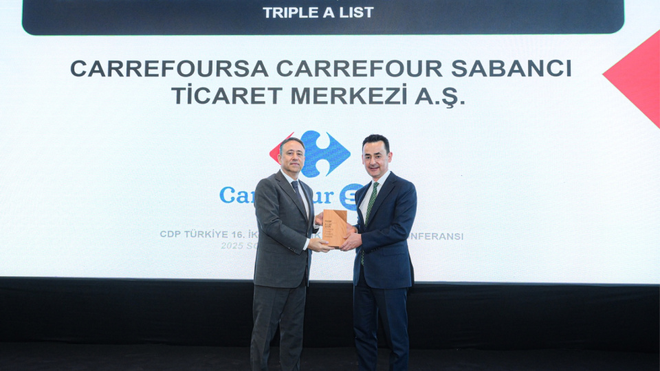 CarrefourSA, CDP değerlendirmesinde 'Triple A' derecelendirmesine ulaştı