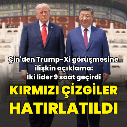 Çin'den Trump'ın tarihi ziyaretine ilişkin açıklama