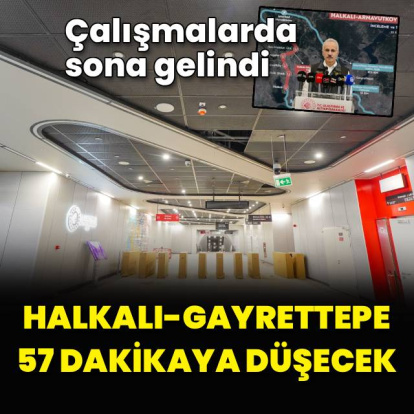 Arnavutköy-Halkalı hattında sona yaklaşıldı