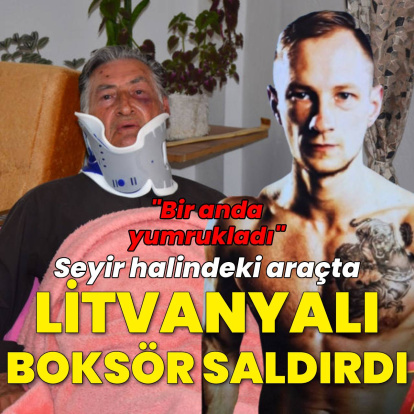 Litvanyalı boksör şoföre saldırdı!