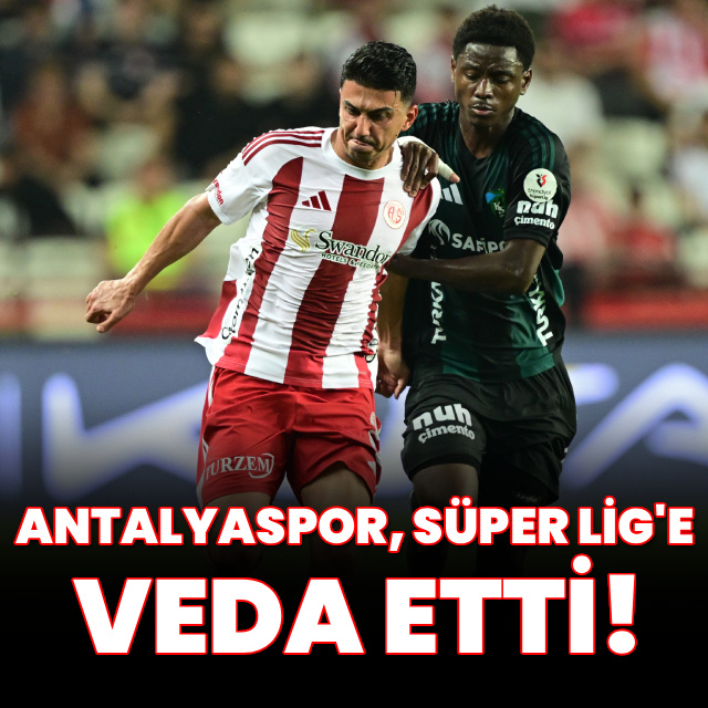 Süper Lig'de küme düşen son takım Antalyaspor!