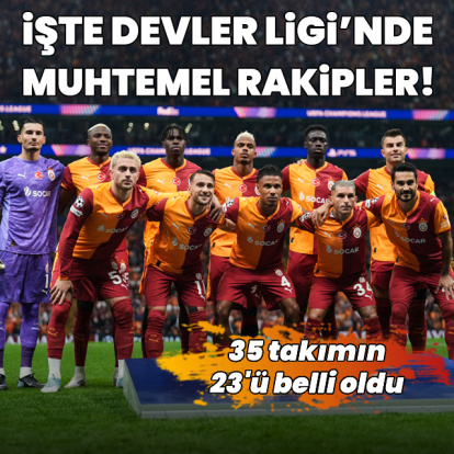 İşte G.Saray'ın Devler Ligi'nde muhtemel rakipleri!