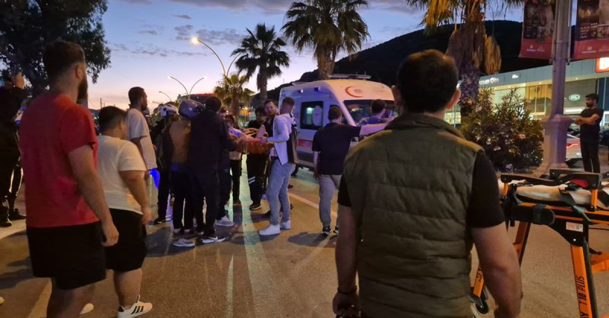 Bodrum'da Motosiklet Kaza İmam Yaralandı