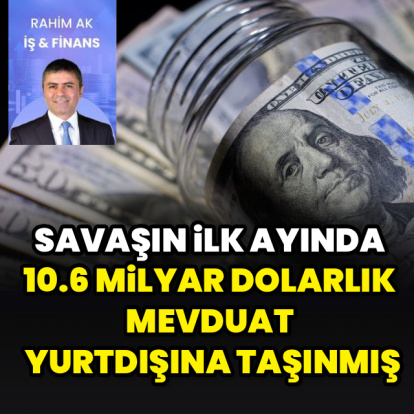 Savaşın ilk ayında mevduat hareketi