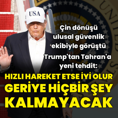 Trump'tan Tahran'a yeni tehdit