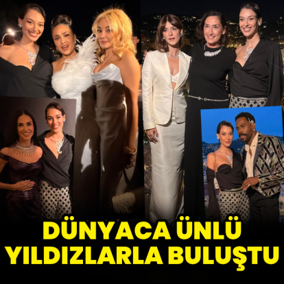 Dünyaca ünlü yıldızlarla buluştu