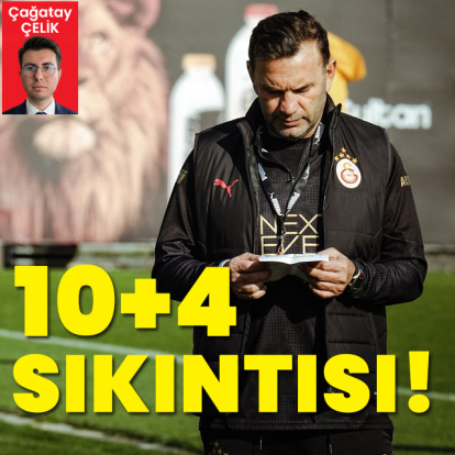 G.Saray'da 10+4 sıkıntısı!
