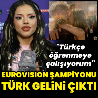 Eurovision şampiyonu Türk gelini çıktı