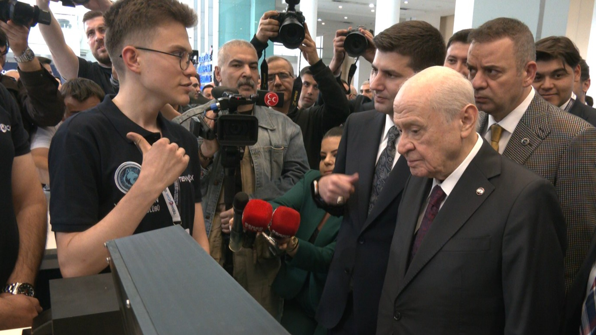 Bahçeli, TEKNOCAK Teknoloji ve İnovasyon Festivali'ni ziyaret etti