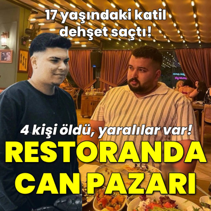 Mersin'de restorana silahlı saldırı!