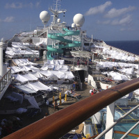 4 bin kişilik cruise gemisinde hayatta kalma mücadelesi