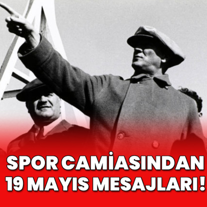 Spor camiasından 19 Mayıs mesajları!