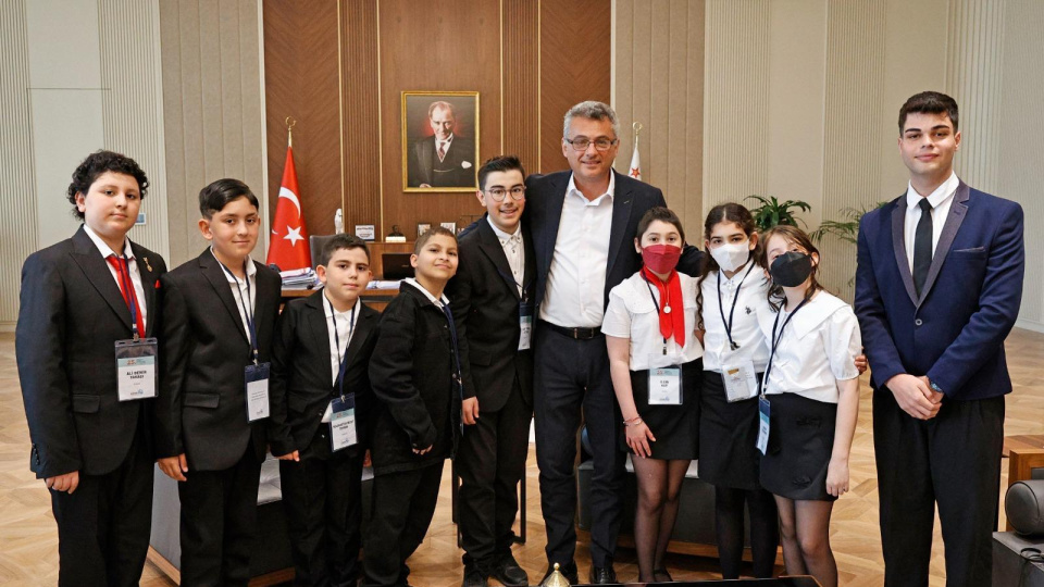 LÖSEV'in kahramanları Kıbrıs'ta devletin zirvesinde