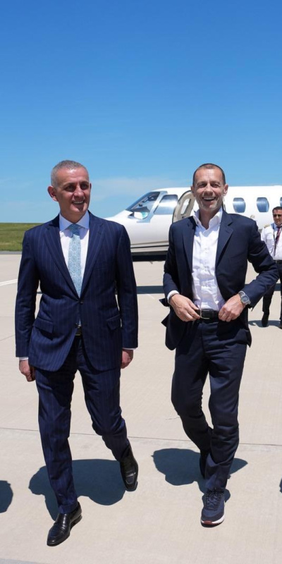 UEFA Başkanı Ceferin, İstanbul'da!