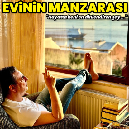 Şarkıcı Çelik'in manzarası