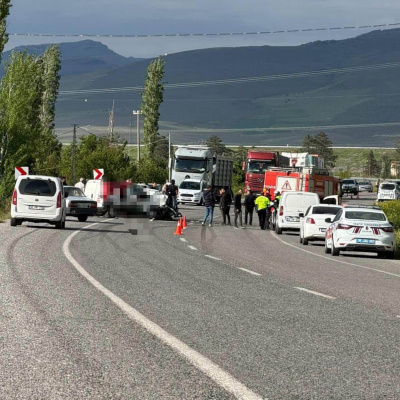 Kayseri'de kaza! 1 ölü 2 yaralı