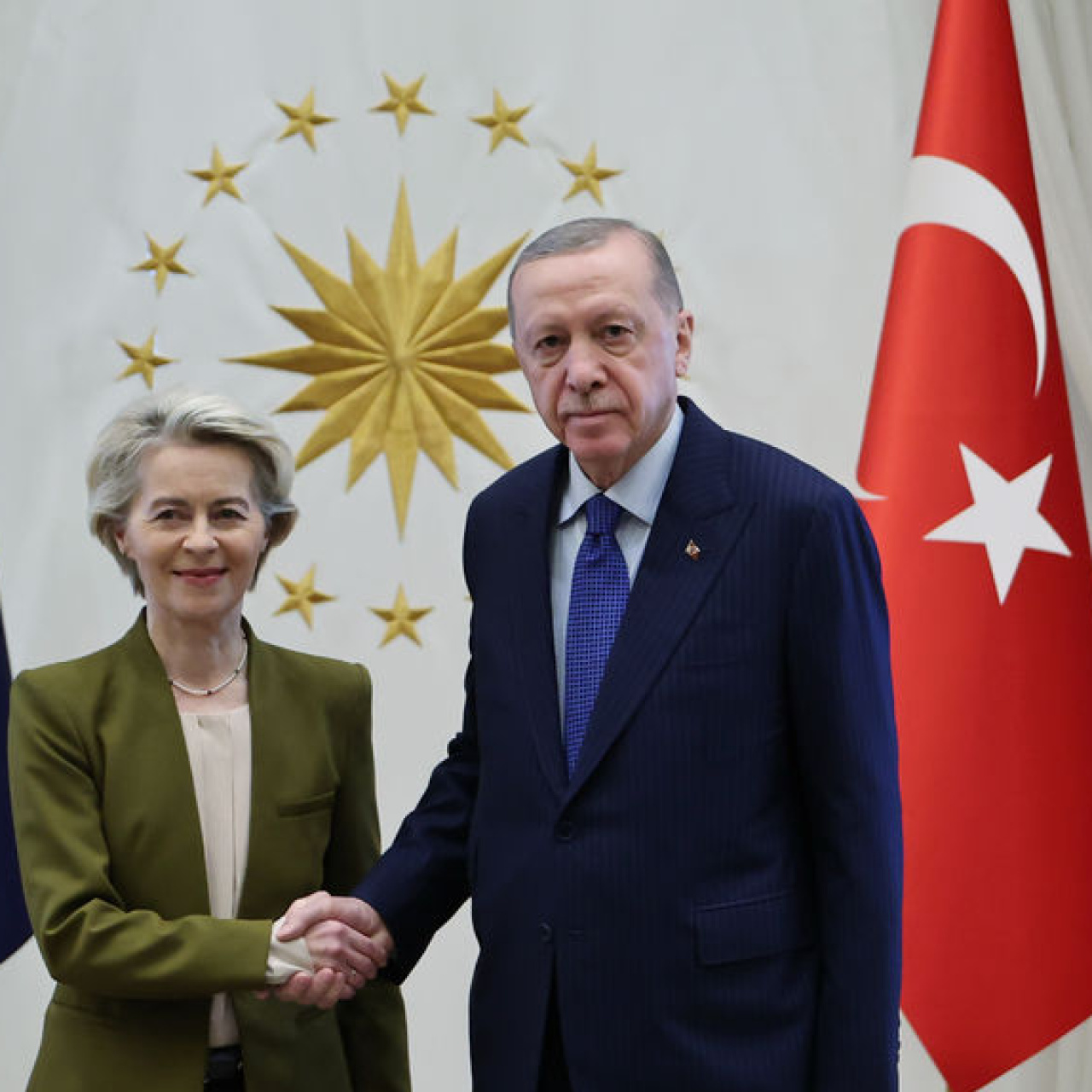 Cumhurbaşkanı Erdoğan, Ursula von der Leyen ile görüştü