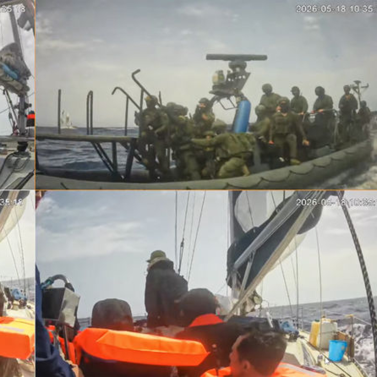 İsrail ordusundan, Küresel Sumud Filosu'na müdahale