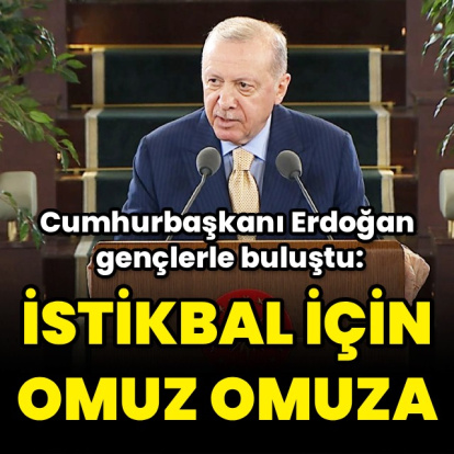 Cumhurbaşkanı Erdoğan gençlerle buluştu