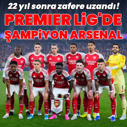 Premier Lig'de şampiyon Arsenal!