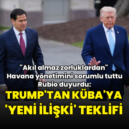 Trump'tan Küba'ya "yeni bir ilişki" teklifi