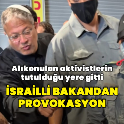 İsrailli bakandan provokasyon