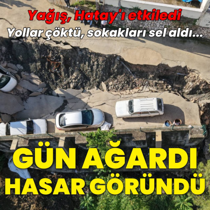 Hatay, yağışın etkisinde kaldı