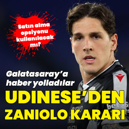 Udinese'den Nicolo Zaniolo kararı!