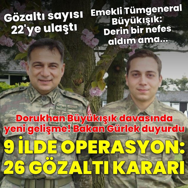 Dorukhan Büyükışık dosyasında yeni gelişme! 9 ilde 26 kişi gözaltı kararı