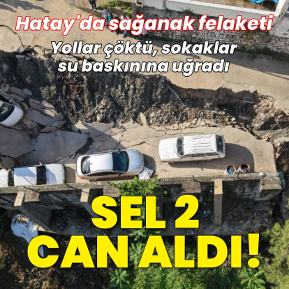 Hatay, yağışın etkisinde kaldı
