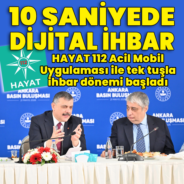 Türkiye'nin dijital ihbar platformu HAYAT 112 ACİL