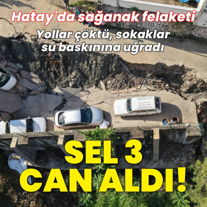 Hatay, yağışın etkisinde kaldı