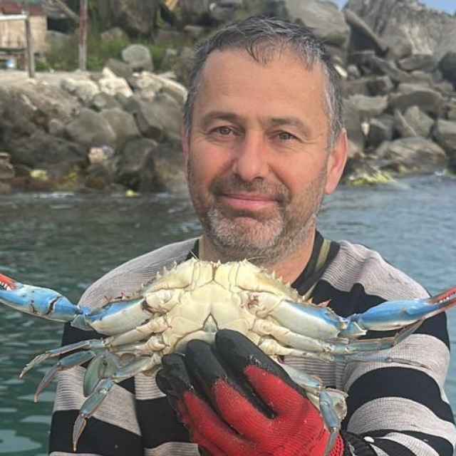 Sinop'ta balıkçıların ağına takıldı
